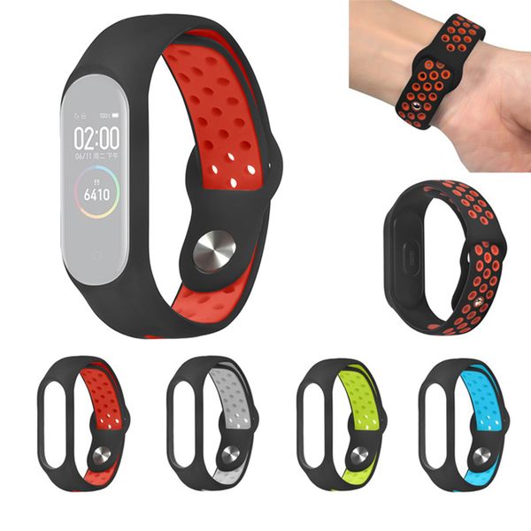 

casual sports soft silicone two color point wristband wrist strap fashion hand ring mesh strap watchbands reloj hombre, Black;brown