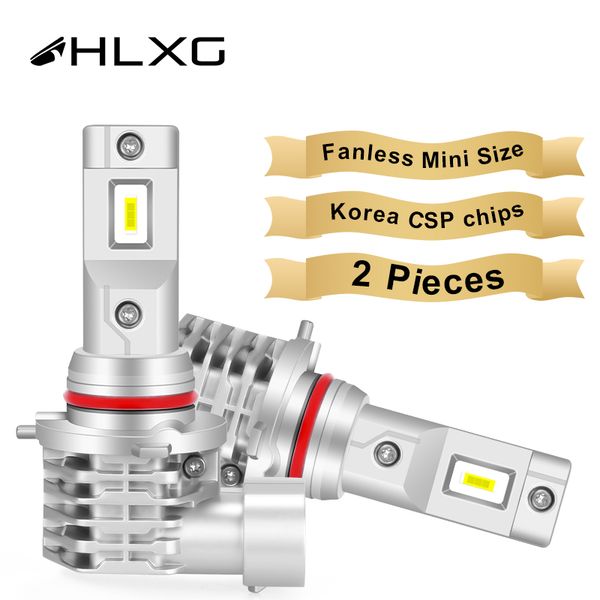 

hlxg anti-emc no radio interference car headlight h7 led bulb h4 9005 hb3 9006 hb4 h8 h9 h11 fog lamp headlamp light wireless