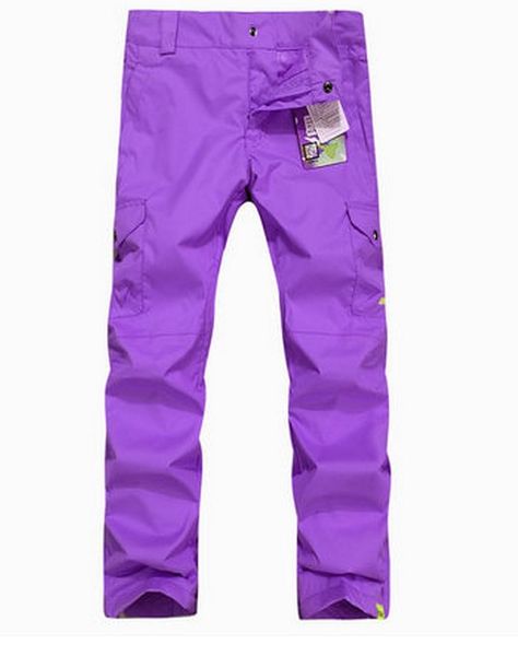 

womens violet ski pants female purple snowboarding pants outdoor sports trousers skating waterproof breathable warm
