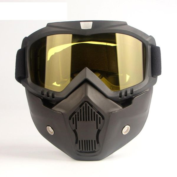 

adults detachable wind dust proof filter respirator mouth face mask motorcycle helmet protective eyewear workplace safety wear