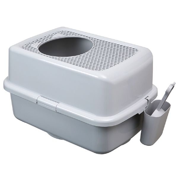 

art paws entry type anti-outside splashes litter box catchy into large size cat toilet cat cat litter box