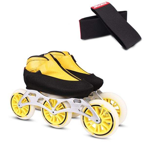 

inline & roller skates 1 pair thicken double layer elastic professional skate ice figure speed skating shoes protector cover wear-resistant