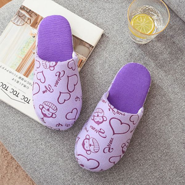 

couples plush home slippers winter non-slip slippers female warm soft comfort velvet indoor floor plush shoes women men slides, Black