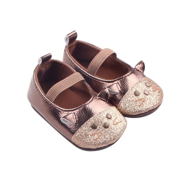 

newborn baby girls boys soft sole shoes infant cute cat pattern bling shallow shoes casual fitness babies girls boys, Black