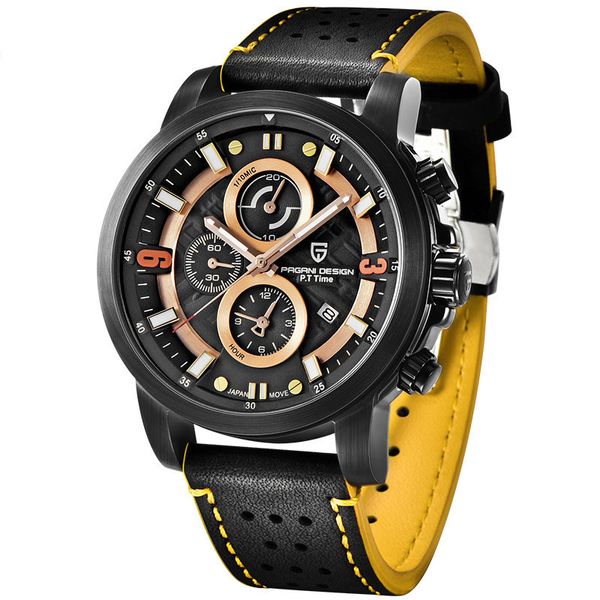 

new wristwatches wrist minion diamond watch male more function outdoor sport calendar quartz roles automatic casual mechanical watches men, Slivery;brown