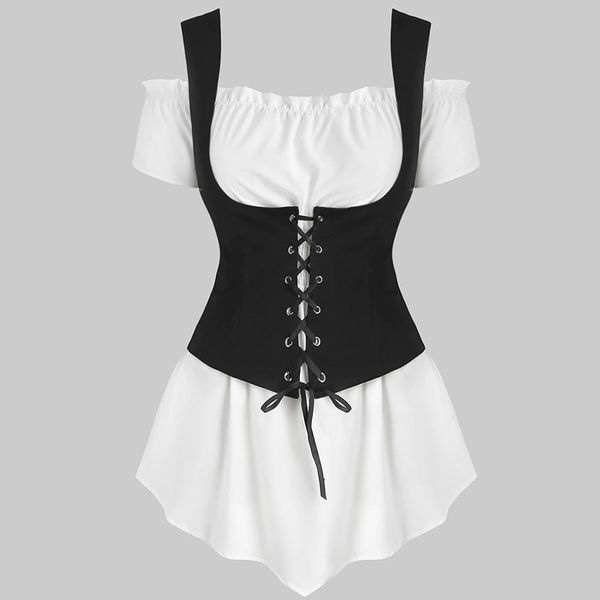 

новый 2019 с коротким рукавом женские блузки рубашка мода повседневная повязка блузка женская одежда женские топы blusas, White