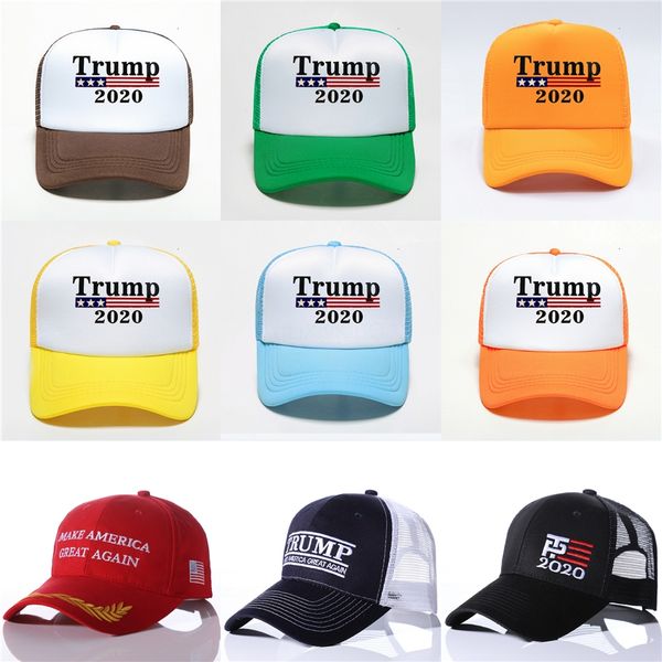 

trump baseball hat 8 styles adjustable summer make america great again trump 2020 snapback mash caps ooa8002 #279, Blue;gray