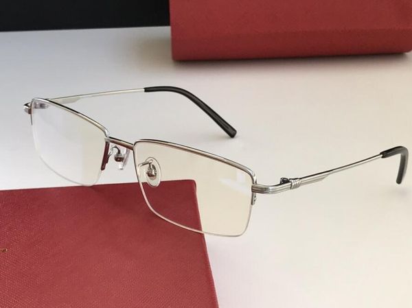 

wholesale-0073 plank frame glasses frame restoring ancient ways oculos de grau men and women myopia eye glasses frames, Silver