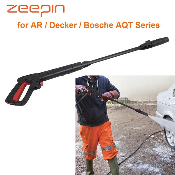 

spray car water gun 1740psi high pressure car sprayer washing tool for ar / decker / bosche aqt series washer