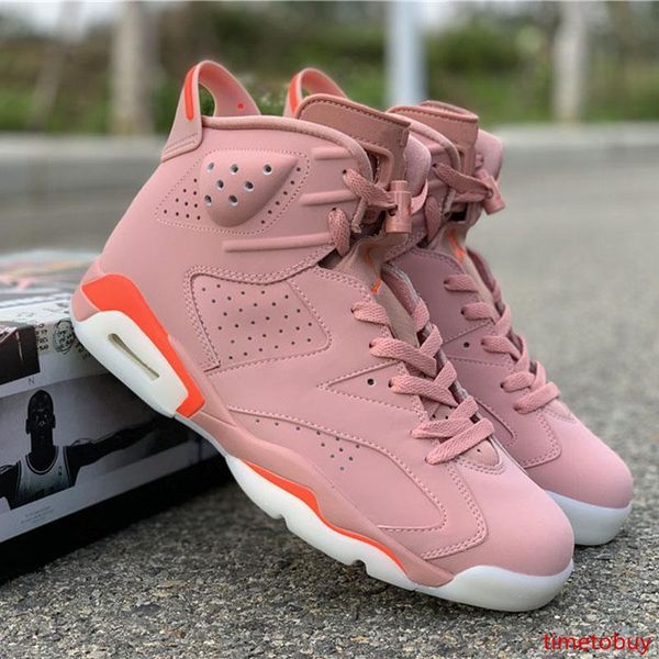 

pink aleali may x bright pink basketball shoes 6s designer sport sneakers popular trending shoes for men womens trainers shoes in stock