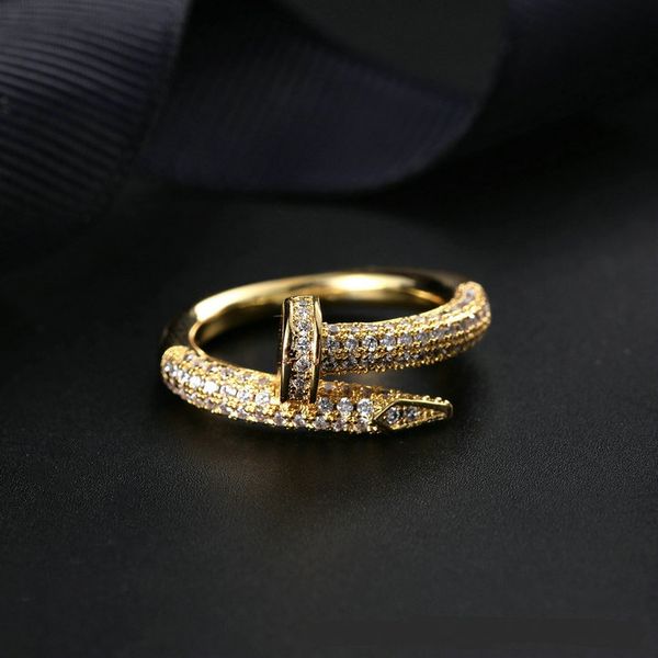 

designer rings cartier ring luxury designer jewelry women rings cartier love ring titanium steel gold-plated never fade clou, Silver