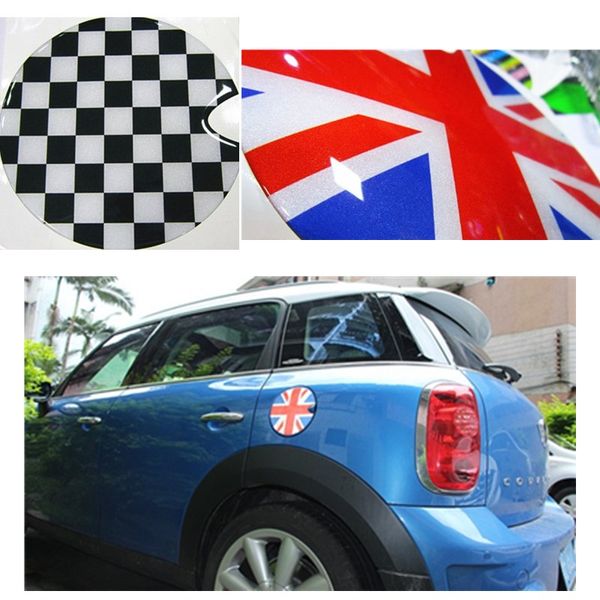 Exterior 3d Epoxy Sticker Car Decal Styling For Mini Cooper S R55 R56 Jcw Fuel Tank Cap Accessories Help Auto Parts Interior Accessories From