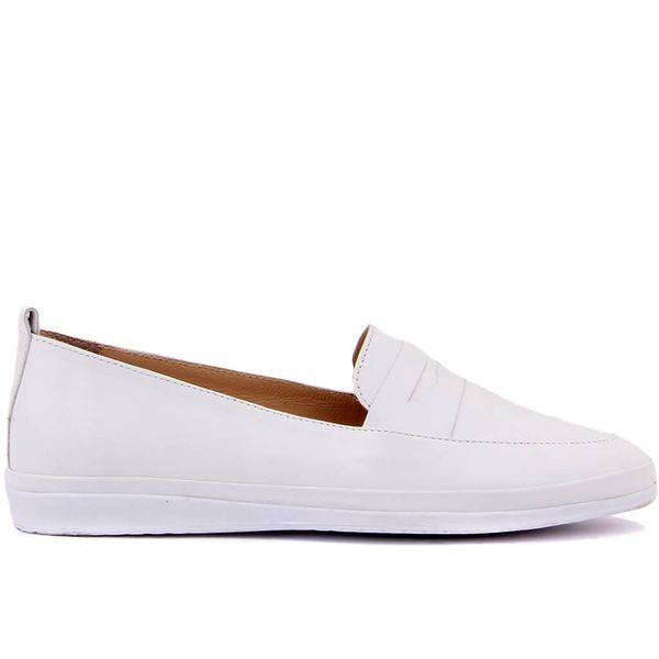 

sail-lakers white leather women 's ballerina, Black