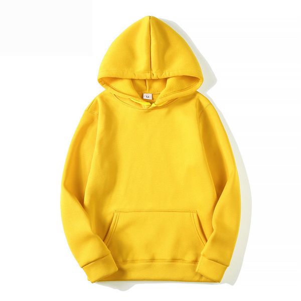 

zuolunouba new fleece hooded casual solid loose yellow hoodies men sweatshirts plus size single layer hat pullovers boy, Black