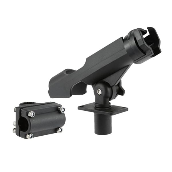 

fishing support rod holder/ bracket, kayaking yacht fishing tackle tool, 360 degrees rotatable with screws for boat