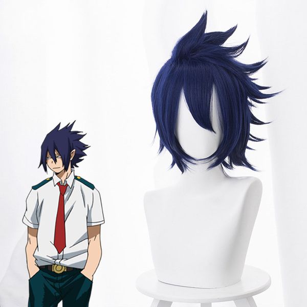 

мой герой academia / маленькие герои / naruto teana кольцо косплей аниме парик, Black