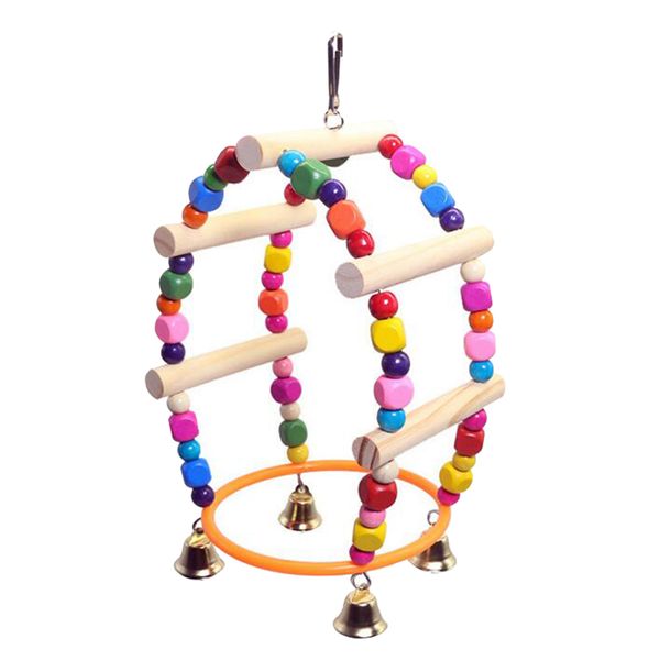

new chewing hanging toy for small medium large birds parrots pet supplies