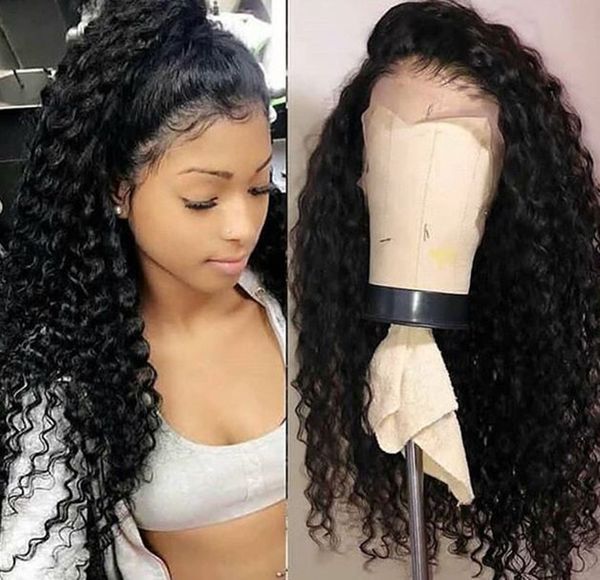 

water ocean wave human hair lace wig 22 24 28 30" peruvian watery jerry curly wig for black wet wavy pre plucked with baby byt royalty