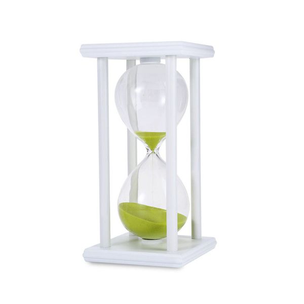 

60 mins hourglass sand timer for kitchen school modern wooden hour glass sandglass sand clock home decoration gift