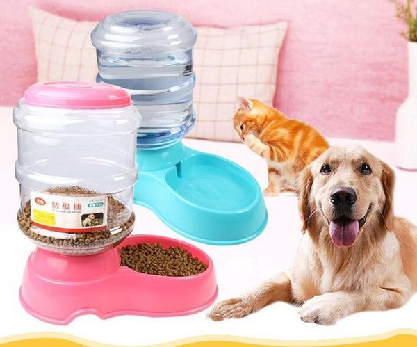 2020 Automatic Pet Feeder Drinking Bowl For Dog Water Drinking Cat