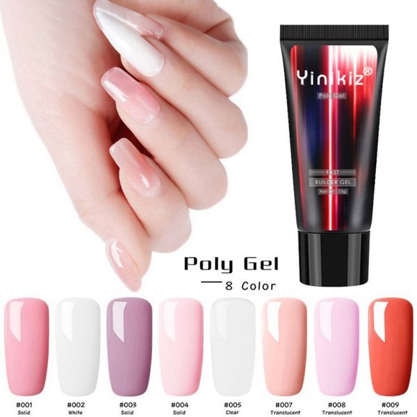 

crystal nail extension gel led uv lamp drying gel nail polish art accessories products beauty sq65, Red;pink