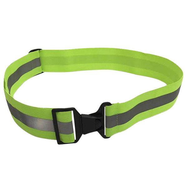 

glow belt - running belt - reflective pt, Black;brown