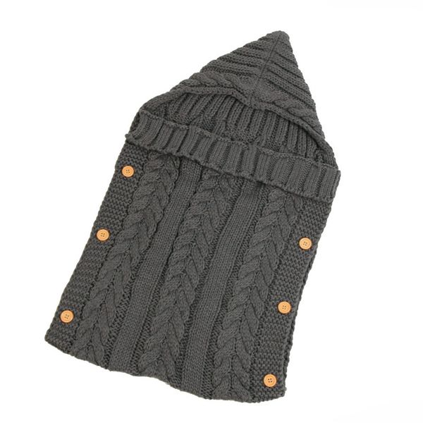 

1pcs baby swaddle wrap warm wool crochet knitted newborn infant sleeping bag baby swaddling blanket baby blanket sleep bags
