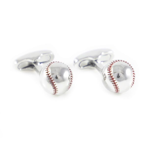 

baseball cuff links sports baseball ball cuff links father's day birthday wedding gifts, Silver;golden