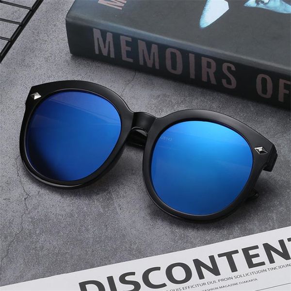 

fashion women & men retro sunglasses personality wild oversize frame sun glasses anti-uv spectacle eyeglasses goggle sun glasses a, White;black