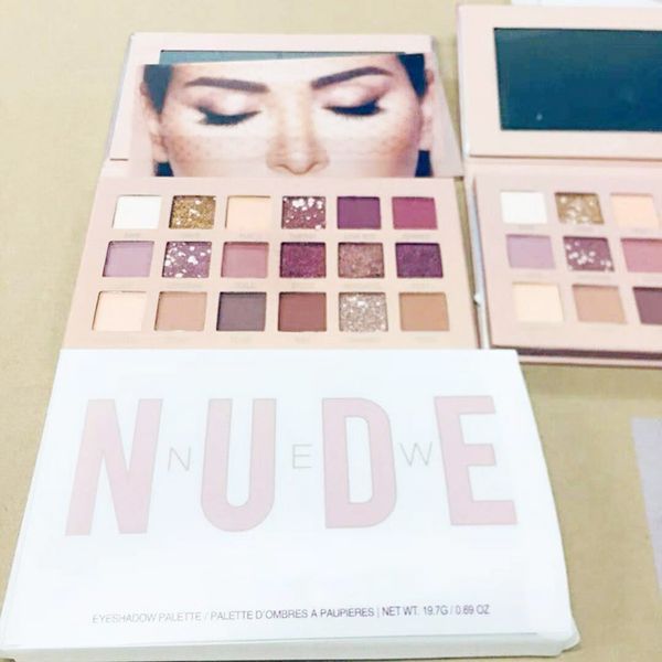 

New nude 18 color eye hadow himmer matte eye hadow beauty makeup eye hadow palette 18 color brand dhl hipping