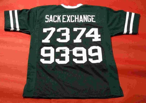 

retro #73 74 93 99 sack exchange mitchell & ness jersey gastineau klecko lyons salaam mens stitching football jer running, Black;blue