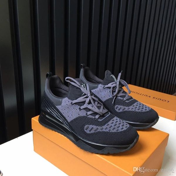 

al30 new limited edition french series high-end men's casual shoes, men's boots fashion sports shoes, original shoebox delivery 38, Black