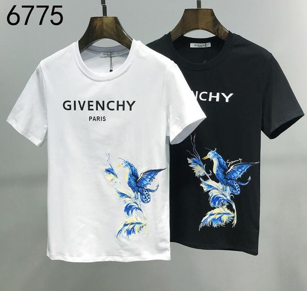 

men designer t shirts summer casual tee mens loose luxury shirt letters print fashion street wear brand tee shirt #g7, White;black