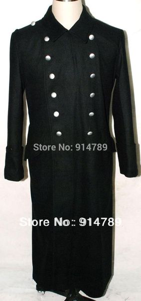 

wwii german elite m32 black wool greatcoat coat in sizes-31735