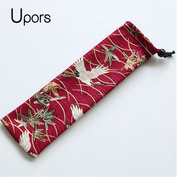

upors 20pcs straw pouch chopsticks spoon bag straw bag wholesale
