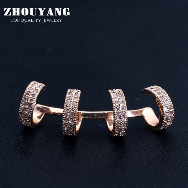 

rose gold color crystal clip earrings fashion imitation crystal vintage party jewelry zye800, Silver