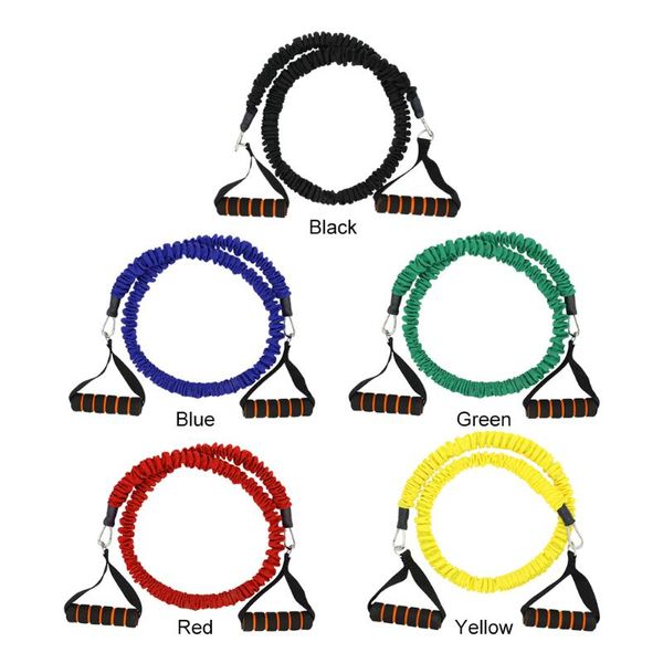 

break-proof latex yoga resistance bands pull rope tensile tube expander full body building fitness workout supplies