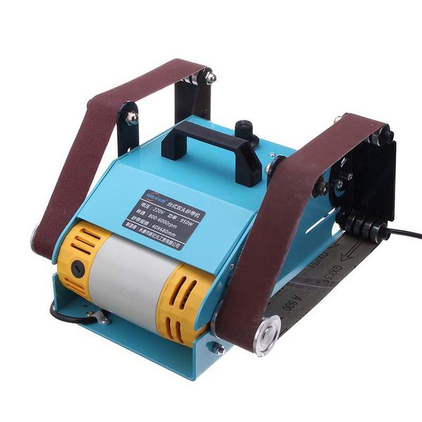 

950w 220v multi-function sander deskdouble axis belt sanding grinding machine