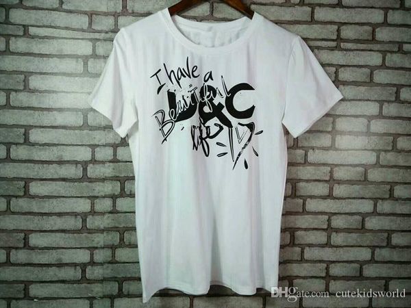 

2020 fashion casual women white t shirt print t-shirt short sleeve casual tees