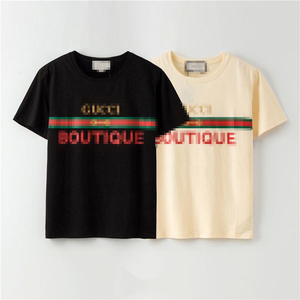 

wholesale mens designer t-shirts summer fashion mens womens luxury tees brand t-shirt short sleeves spring letter print t shirt 2041008v, White