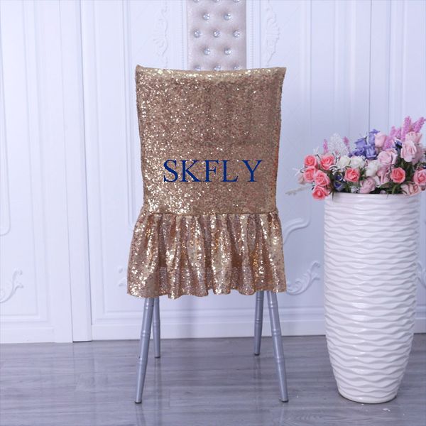 Ch120a Cheap Ruffled Gold Sequin Chair Cover Or Chair Cap Sofa Slip Covers Couch Slip Covers From Georgely 38 21 Dhgate Com