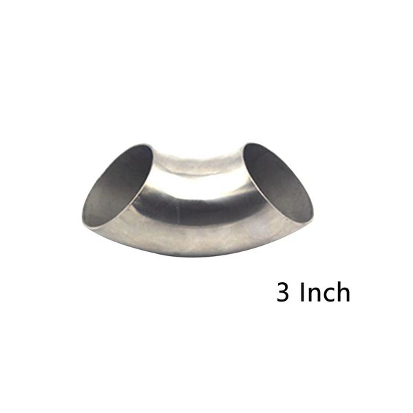 

bend durable stainless steel car modification elbow universal 2 2.5 3inch 90 degrees accessories auto exhaust pipe easy install
