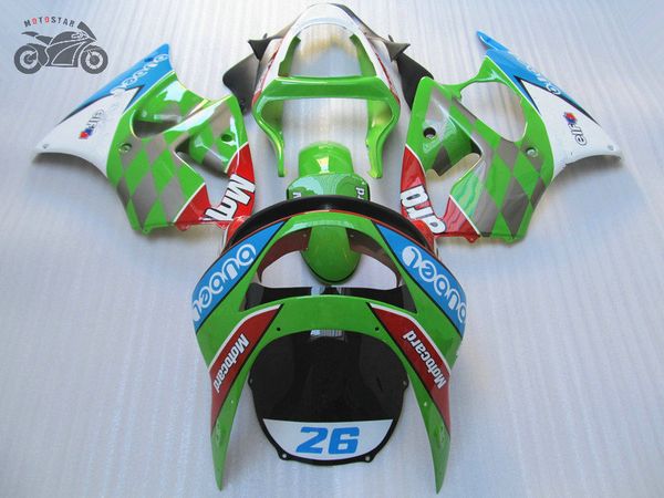 

customize your motorcycle fairings for kawasaki ninja zx6r zx-6r 1998 1999 higgh quality aftermarket chinese fairings set zx 6r 98 99