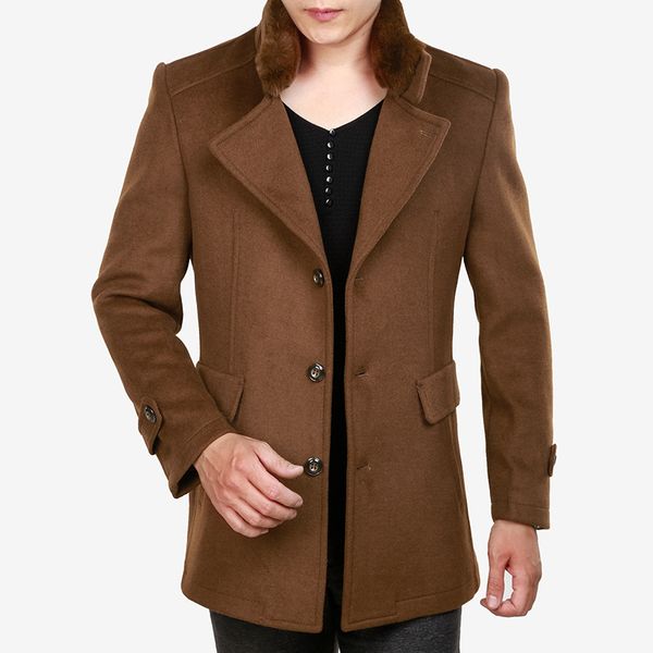 

мђжин еѬное пало зимней одежд олй еплй brown полђеѬне пало в, Black