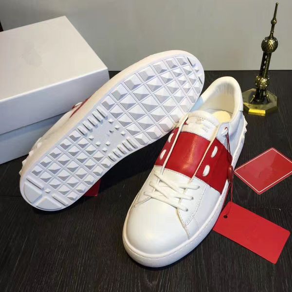 

all white ladies comfortable shoes, men's leisure leather shoes, luxury designer's women's low-up sports shoes, Black