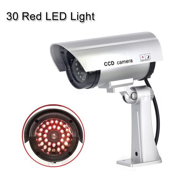 

fake dummy cctv camera bullet waterproof outdoor indoor security surveillance camera with 30pcs led light ing
