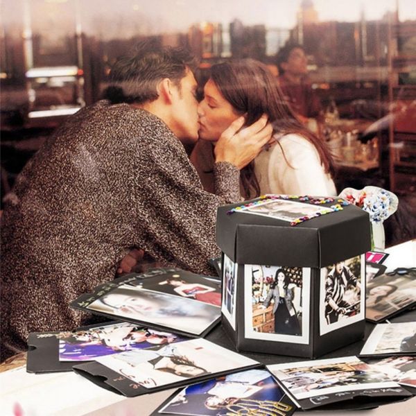 

valentine diy explosion box surprise gift paper box handmade memory scrapbook p anniversary birthday gifts