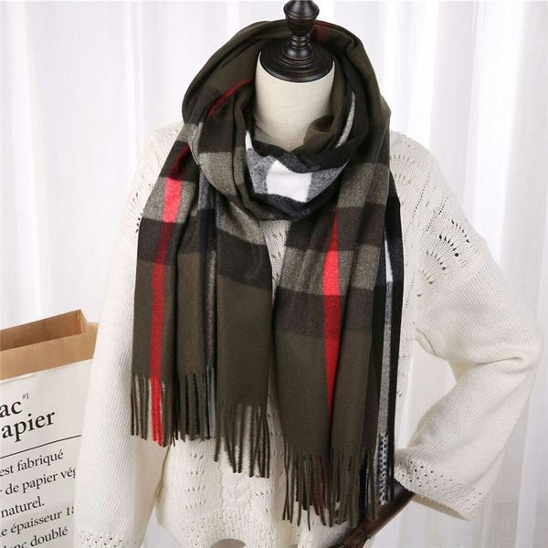 

cashmere scarf high-end soft thick wool scarfs fashion men's and women's scarves 200*70cm, Blue;gray
