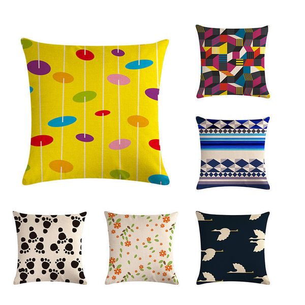 

нордик крышка геометрической подушки плед геометрическая хлопок и лен дом подушки площади диван роскошные сиденья бросить подушки пользовате
