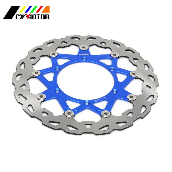 

320mm floating wavy brake discs rotor for wr250 yz250 wr250f yz250f wr426f yz426f wr450f yz450f wr yz wrf yzf 250 426 450